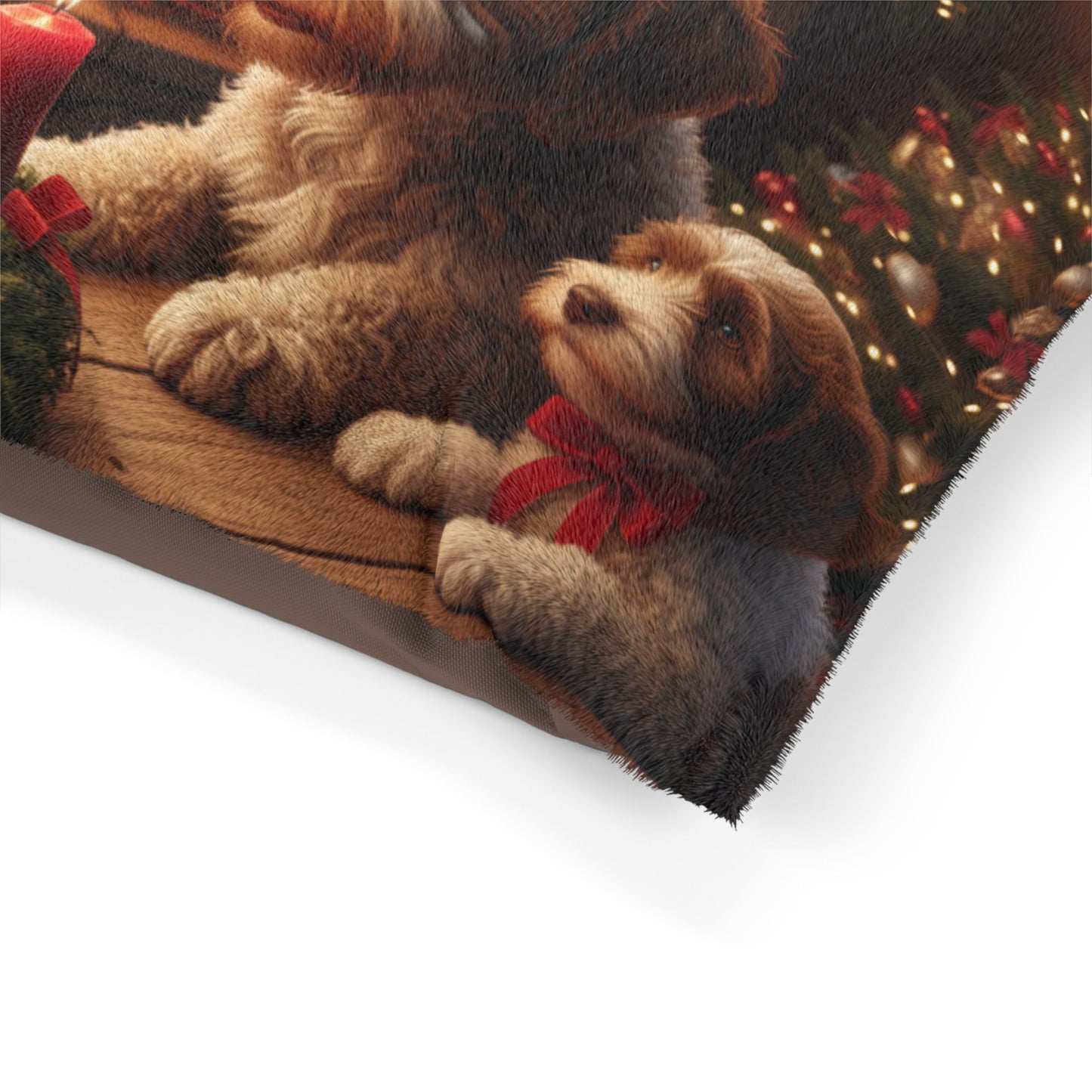 Lagotto Romagnolos Lighting an Advent Candle Pet Bed