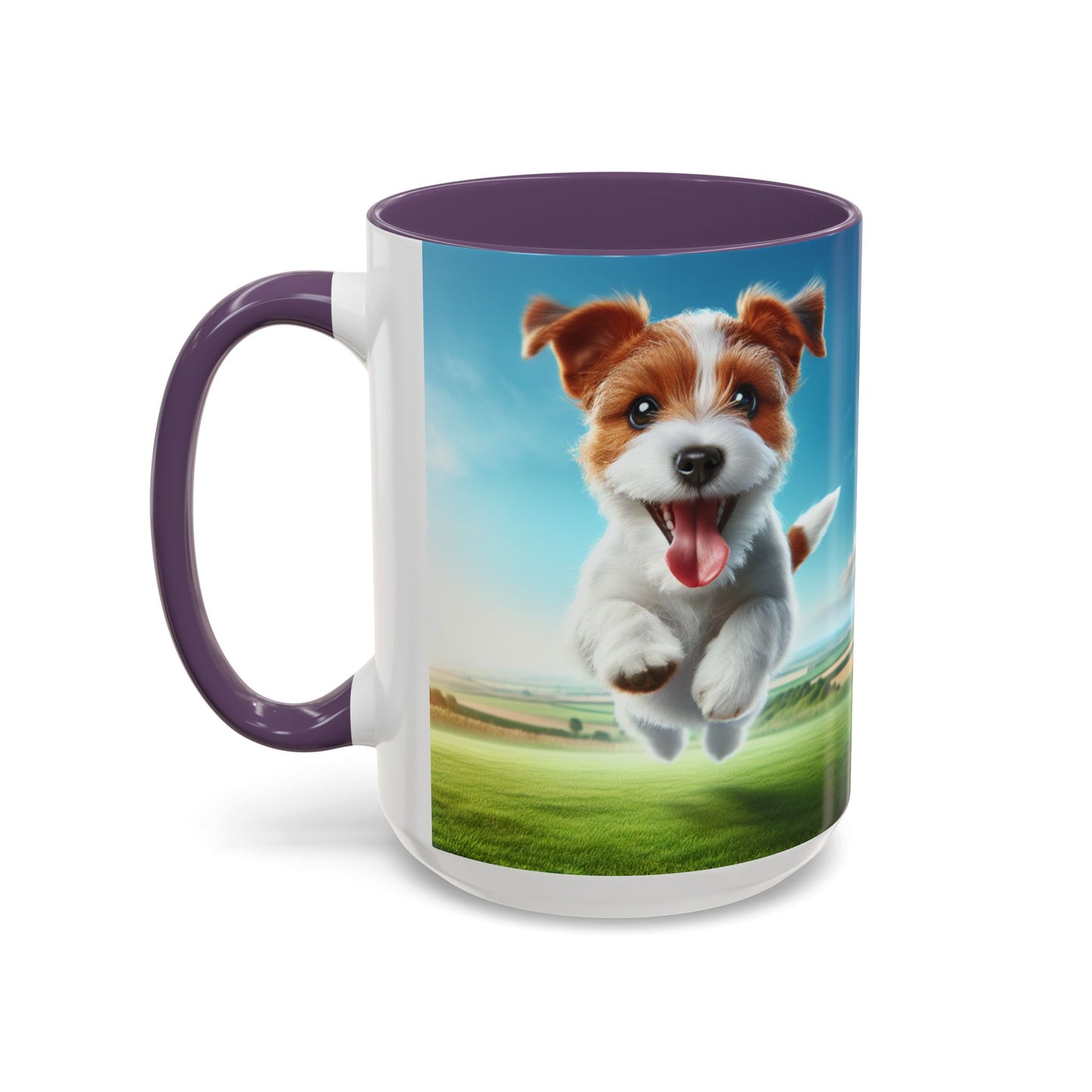 Russell Terrier Accent Coffee Mug - Perfect Gift for Dog Lovers