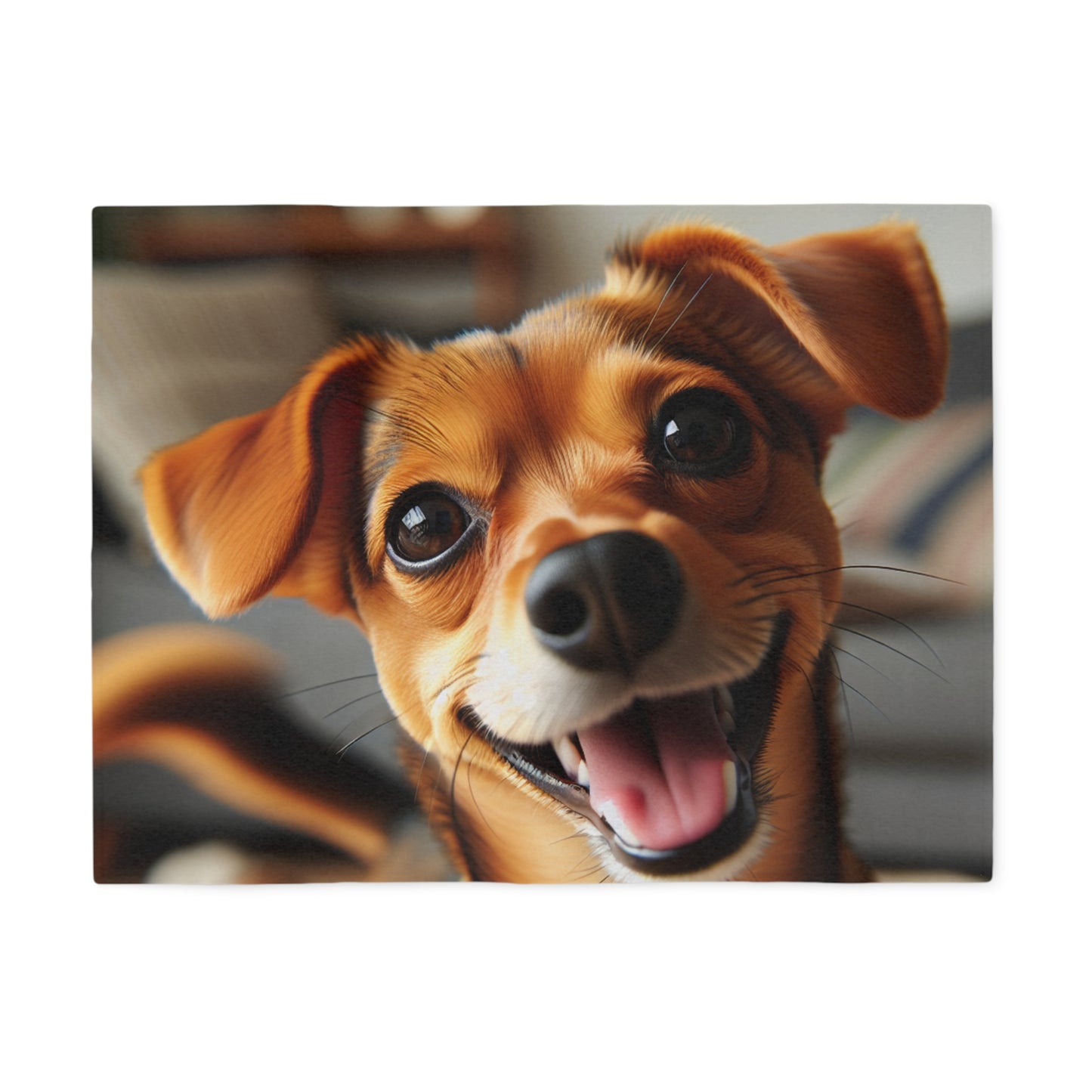 Chiweenie Sweatshirt Blanket