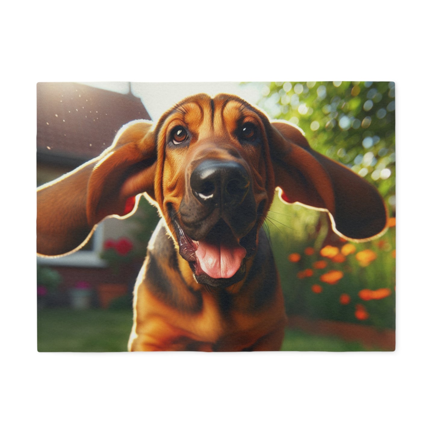 Bloodhound Sweatshirt Blanket