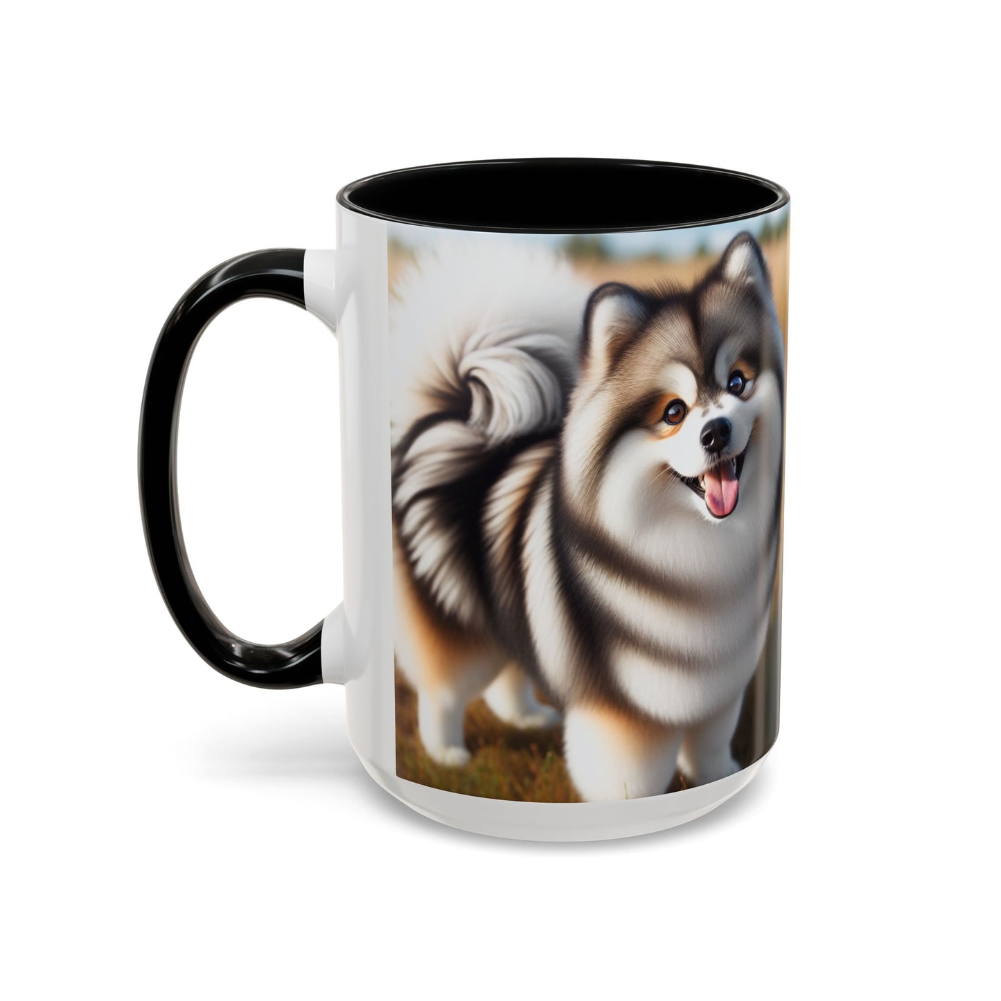 Taza de café con detalles de Pomsky: el regalo perfecto para los amantes de los perros