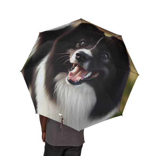 Karelian Bear Dog Semi-Automatic Foldable Umbrella