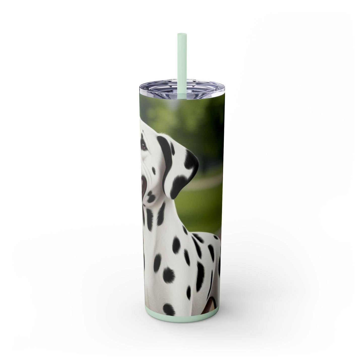 Skinny Tumbler with Straw – 20 oz Stainless Steel Cup