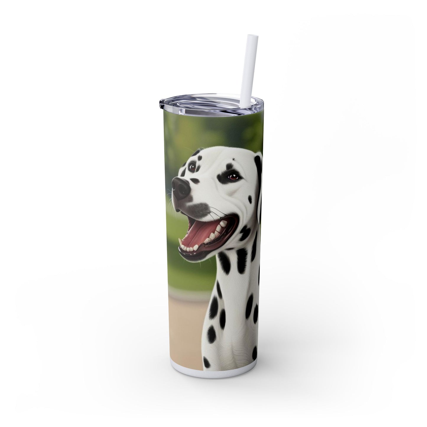 Skinny Tumbler with Straw – 20 oz Stainless Steel Cup