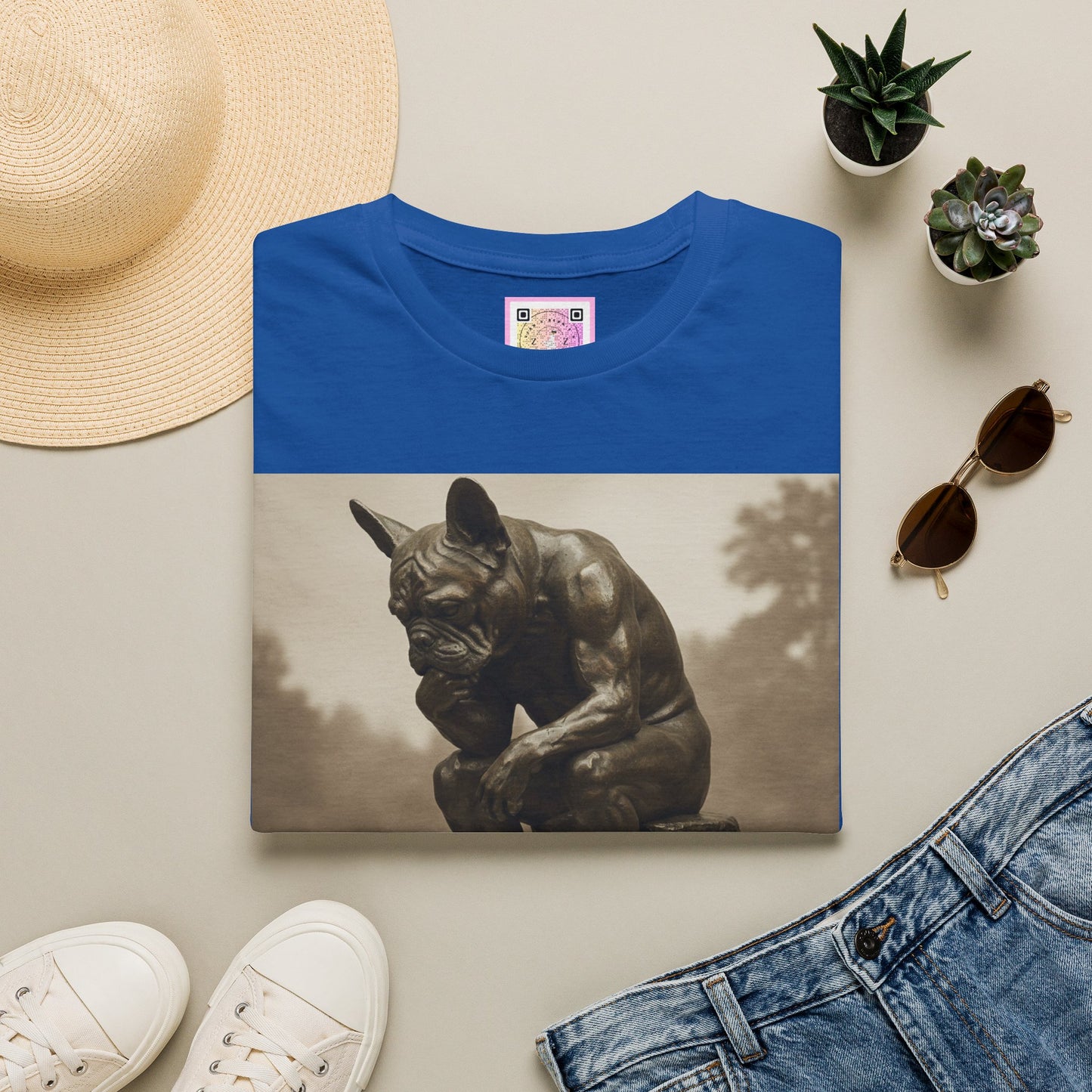 Canine Canvas Collection: Rodin Homage Tee Shirt
