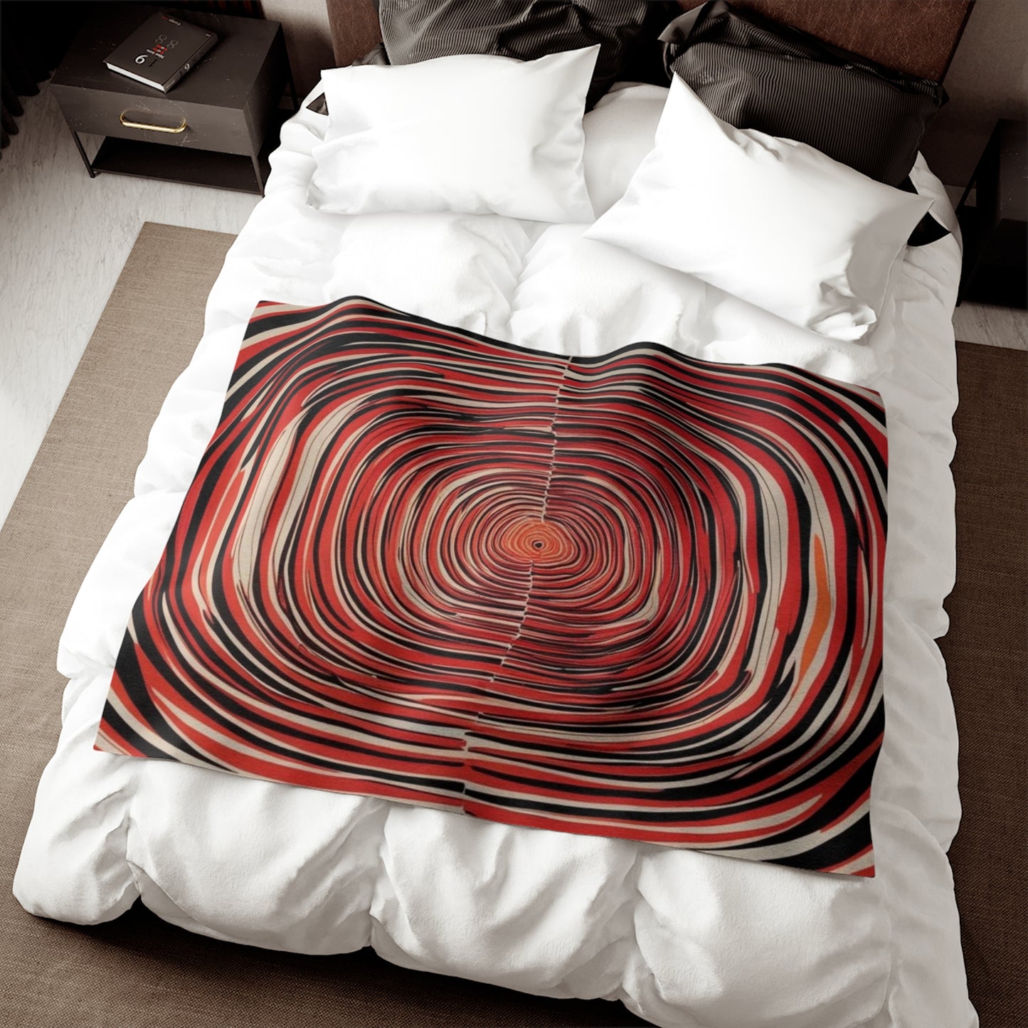 Sweat-shirt/couverture à illusion d'optique