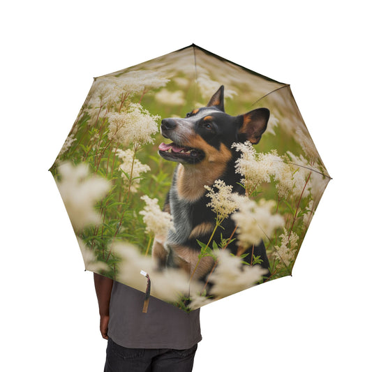 Lancashire Heeler Semi-Automatic Foldable Umbrella