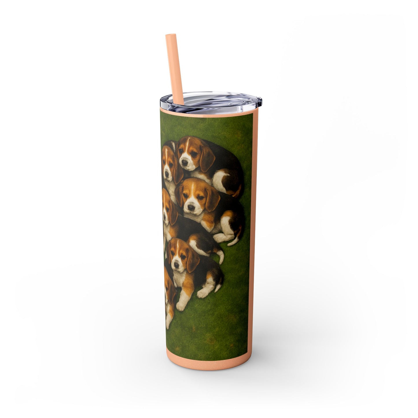 Beagle puppies Tumbler with Straw, 20oz