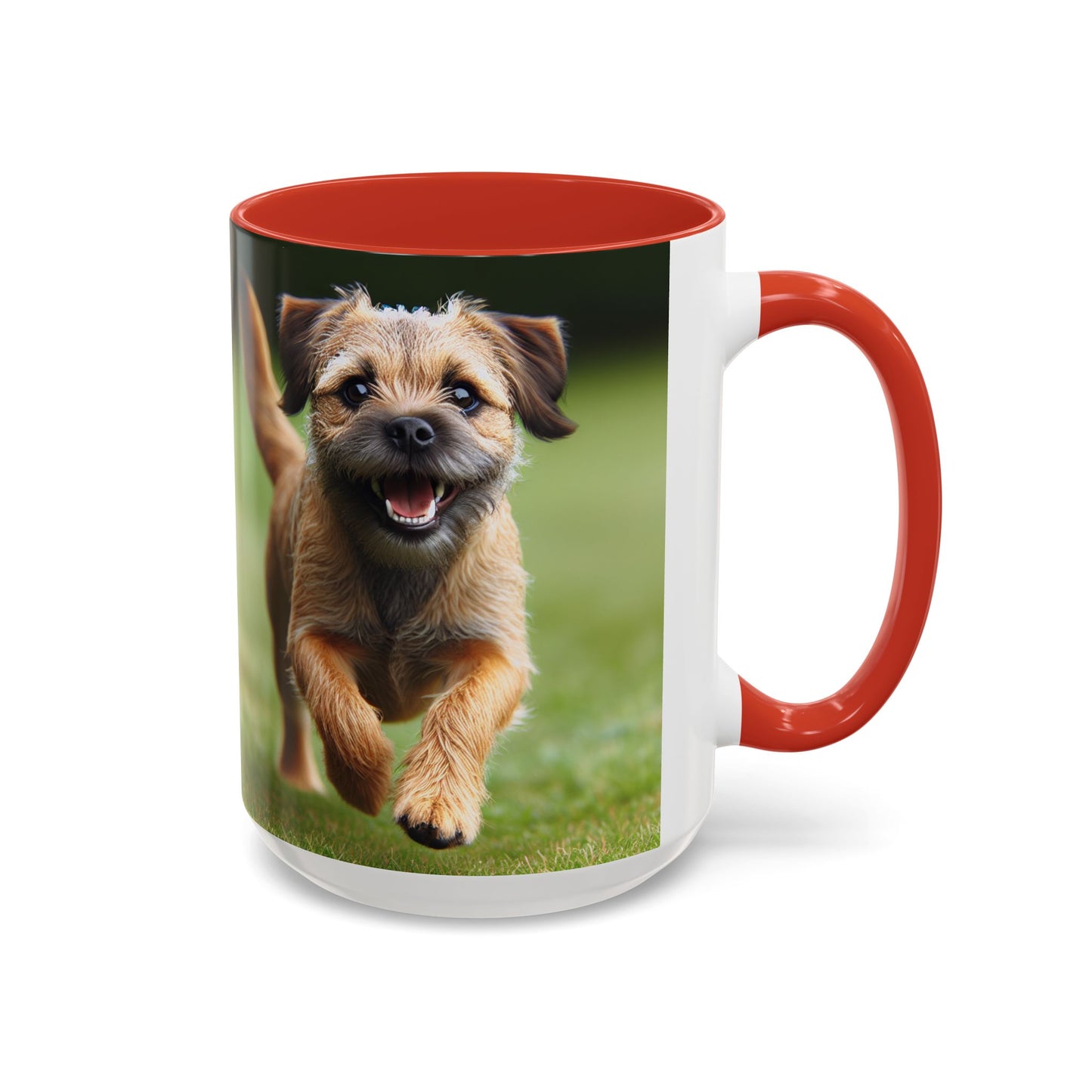Border Terrier Accent Coffee Mug - Perfect Gift for Dog Lovers