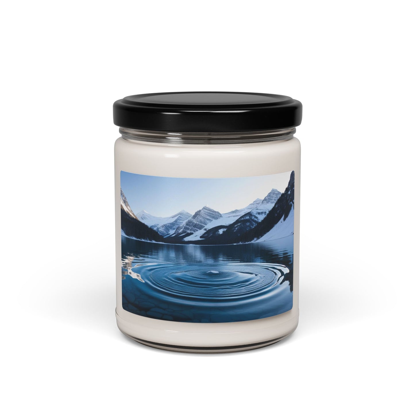 Ripple in a Snowy Mountain Lake- Scented Soy Candle, 9oz