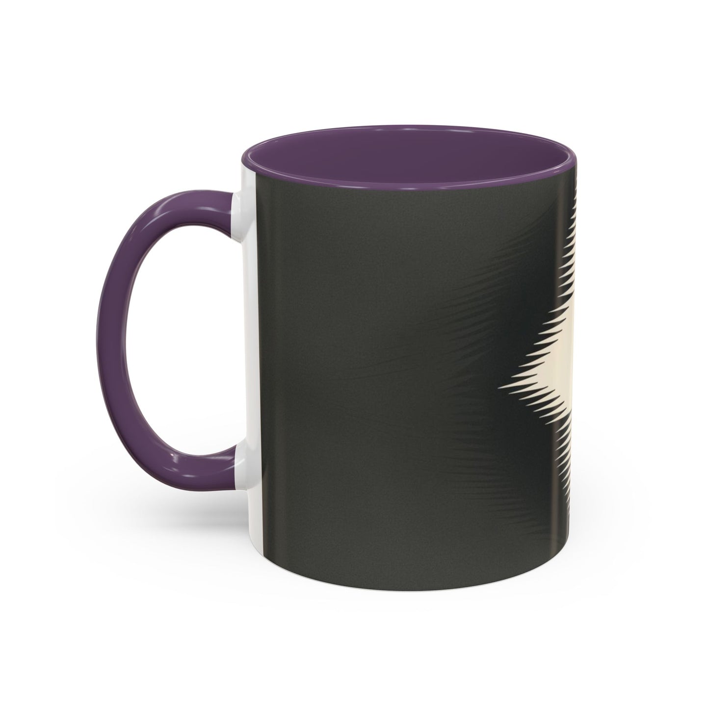 Optical Illusion Accent Mug – Ceramic Coffee Cup