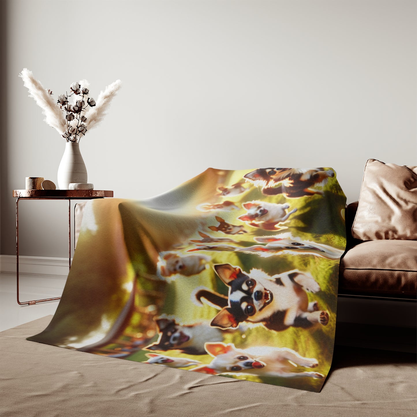 Chihuahua Sweatshirt Blanket
