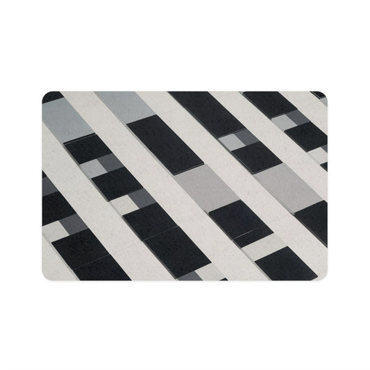 Pet Food Mat (12x18) - Optical Illusion