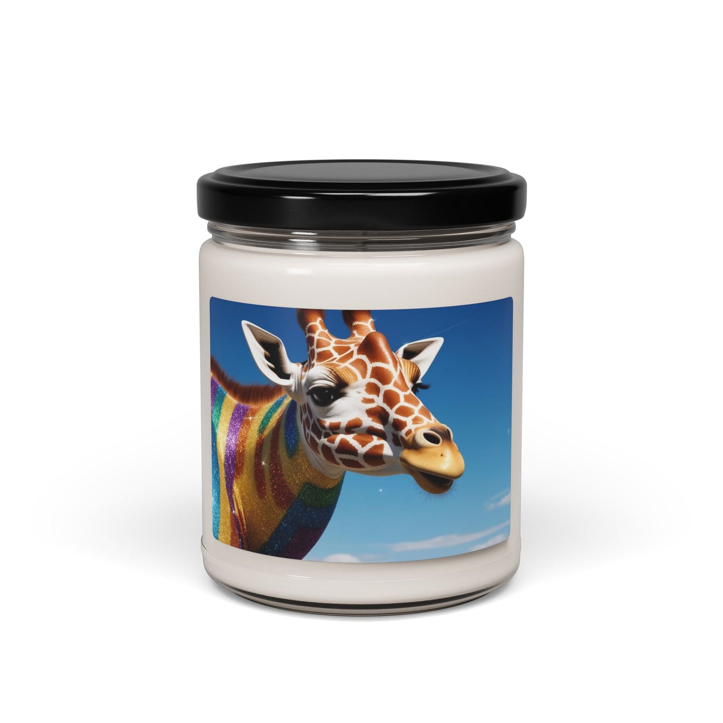 Rainbow Giraffe- Scented Soy Candle, 9oz