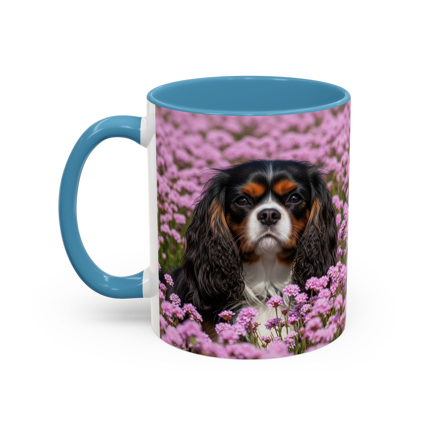 Taza de café con detalles de King Charles Spaniel: el regalo perfecto para los amantes de los perros.