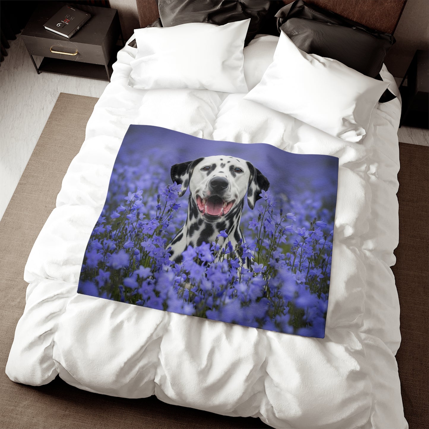 Dalmatian Sweatshirt Blanket