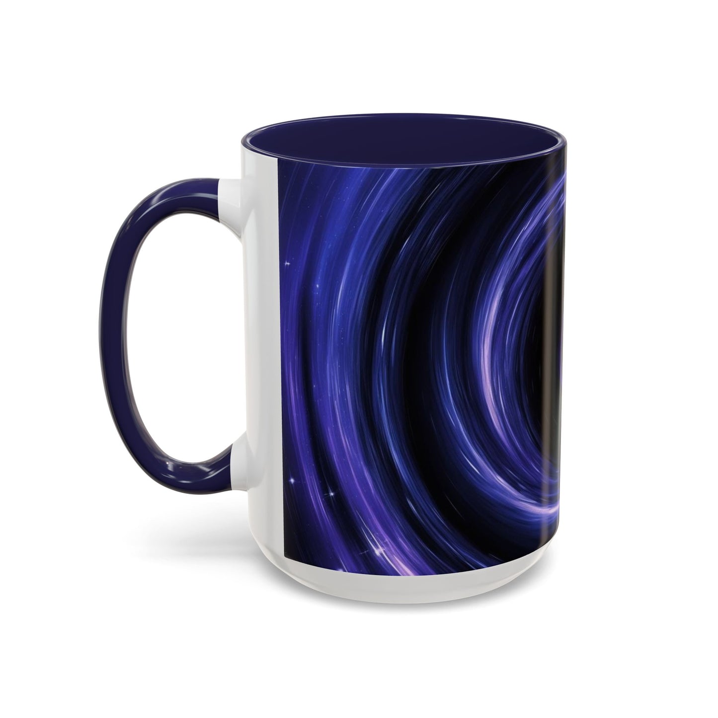 Optical Illusion Accent Mug – Ceramic Coffee Cup
