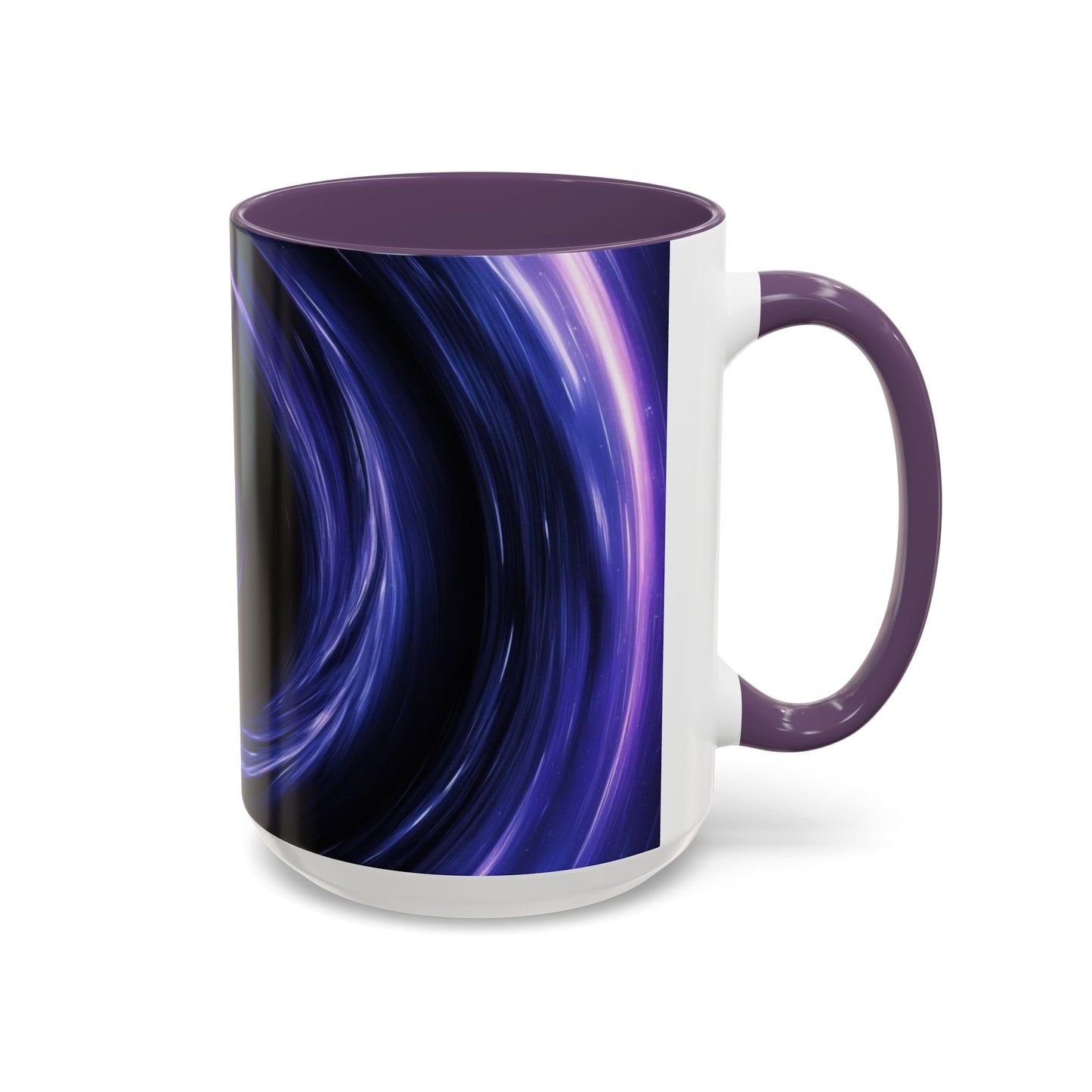 Optical Illusion Accent Mug – Ceramic Coffee Cup