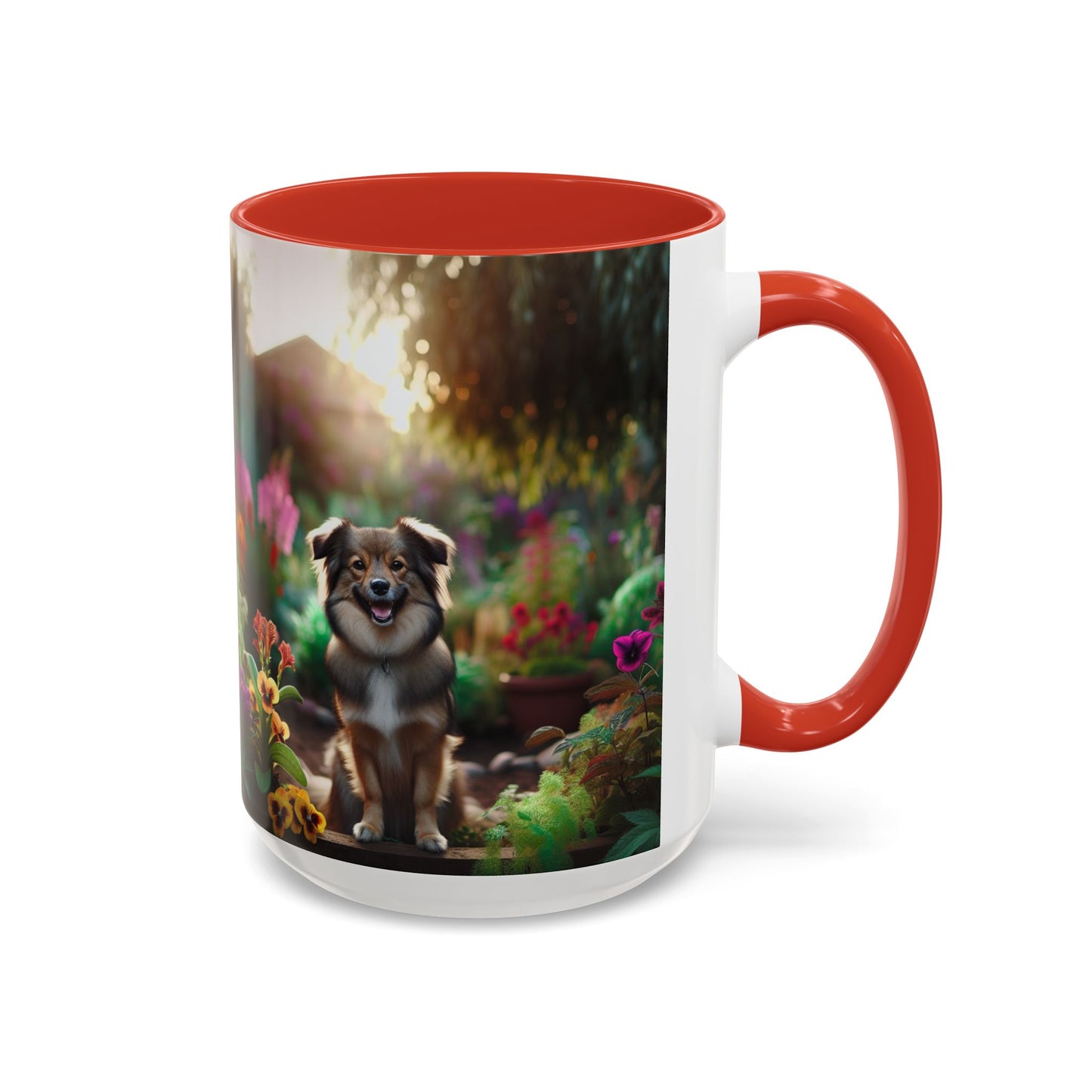 Taza de café con orquídea inca peruana: el regalo perfecto para los amantes de los perros.