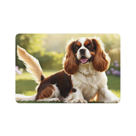 Pet Food Mat (12x18) - King Charles Spaniel