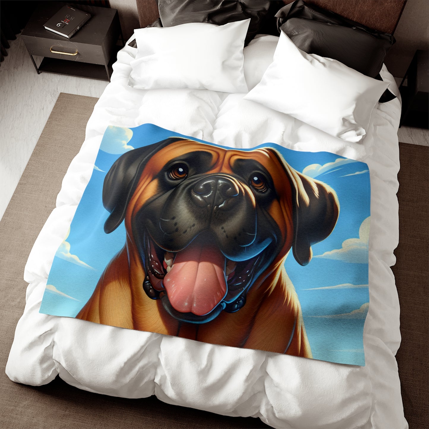 Mastiff Sweatshirt Blanket