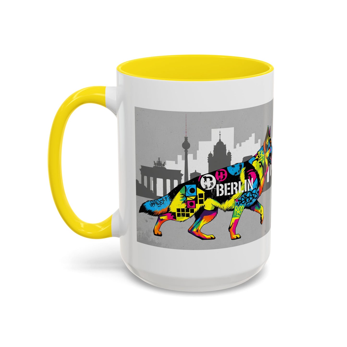 German Shepherd Accent Coffee Mug - Perfect Gift for Dog Lovers