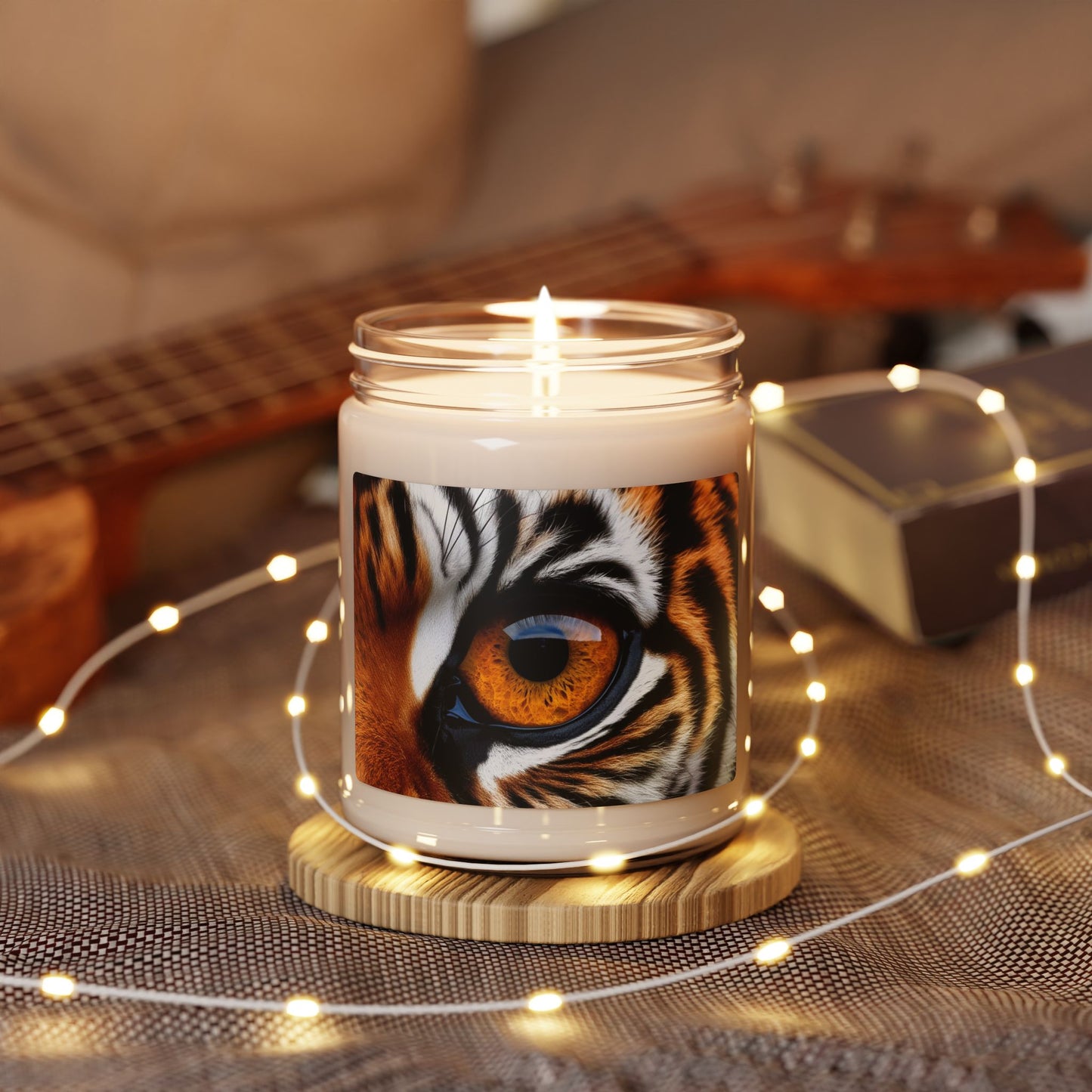 Close Up of a Tiger's Eye- Scented Soy Candle, 9oz