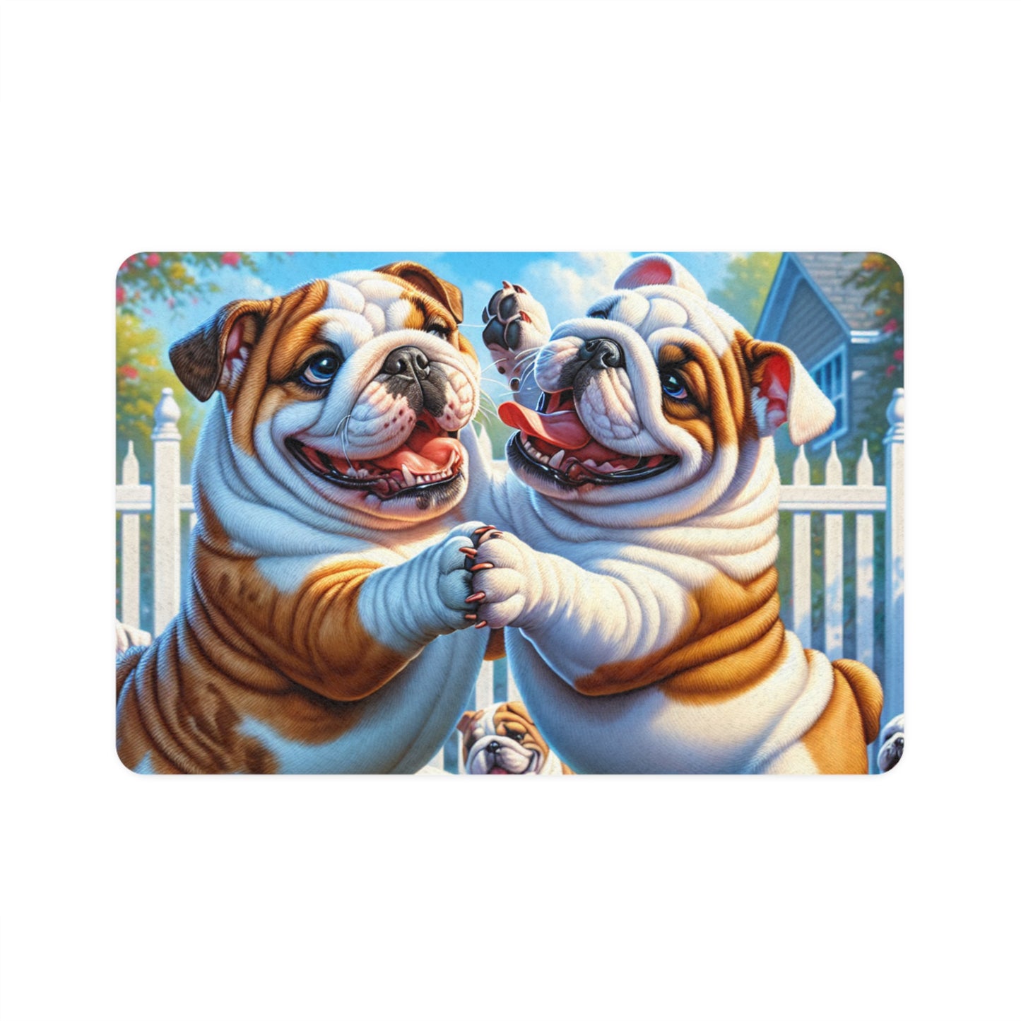 Pet Food Mat (12x18) - English Bulldog