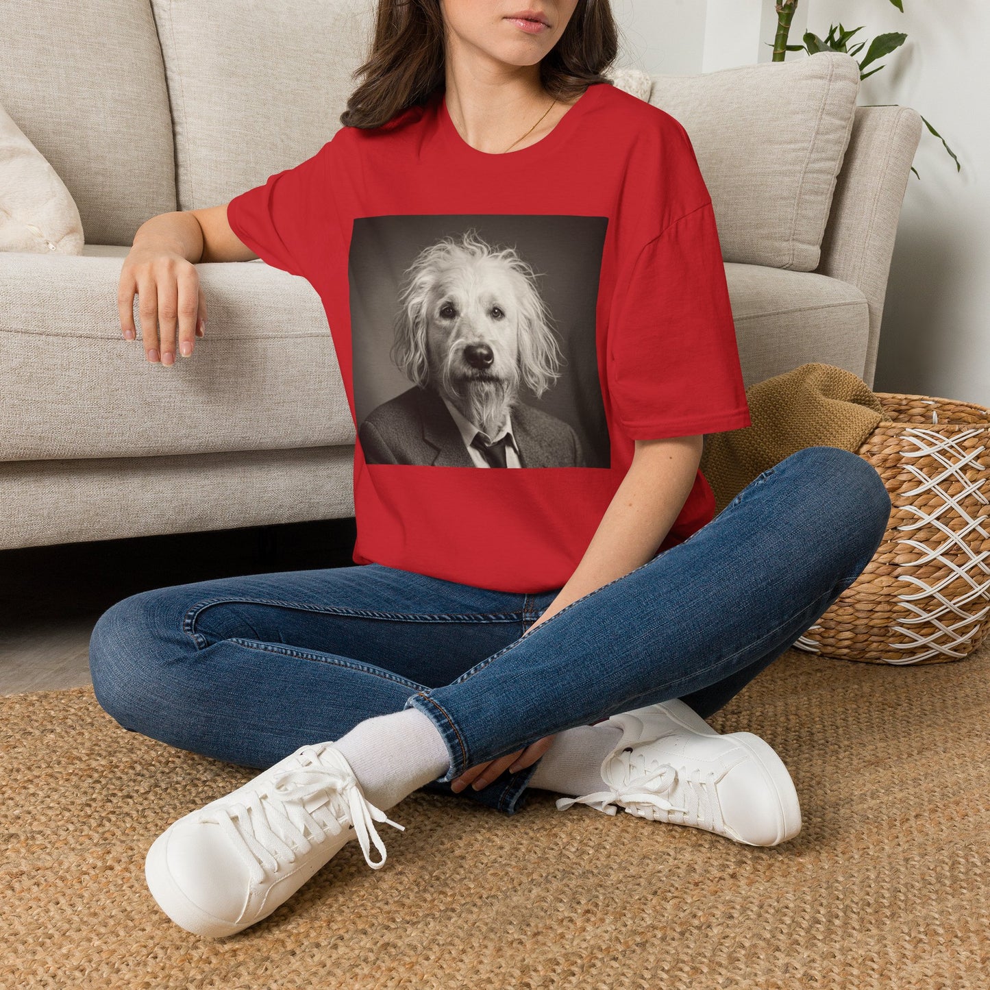 Canine Canvas Collection: Einstein/Sasse Homage Tee Shirt