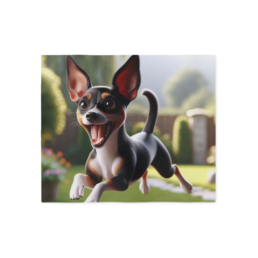 Couverture en sweat-shirt Rat Terrier