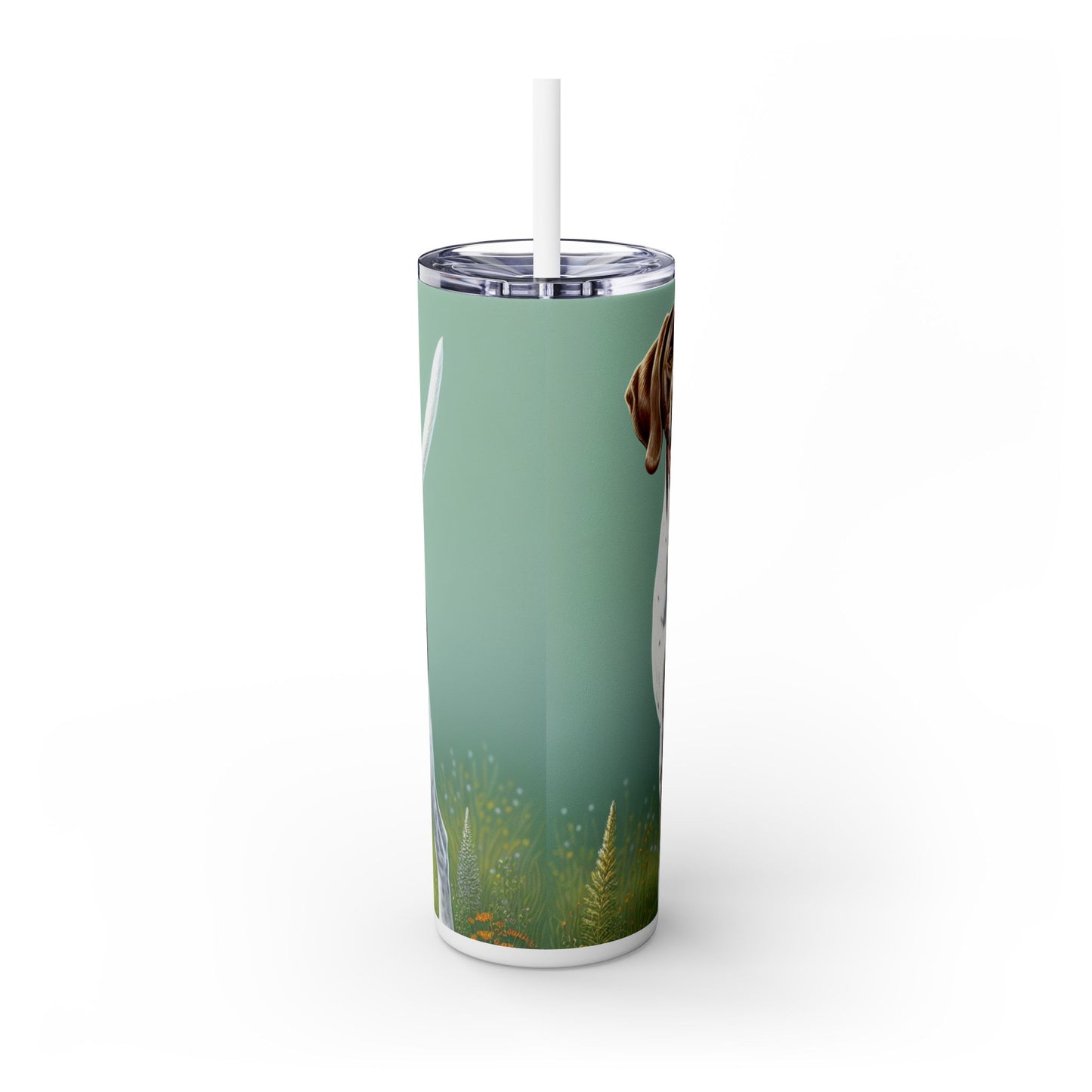 Pointer Skinny Tumbler with Straw, 20oz