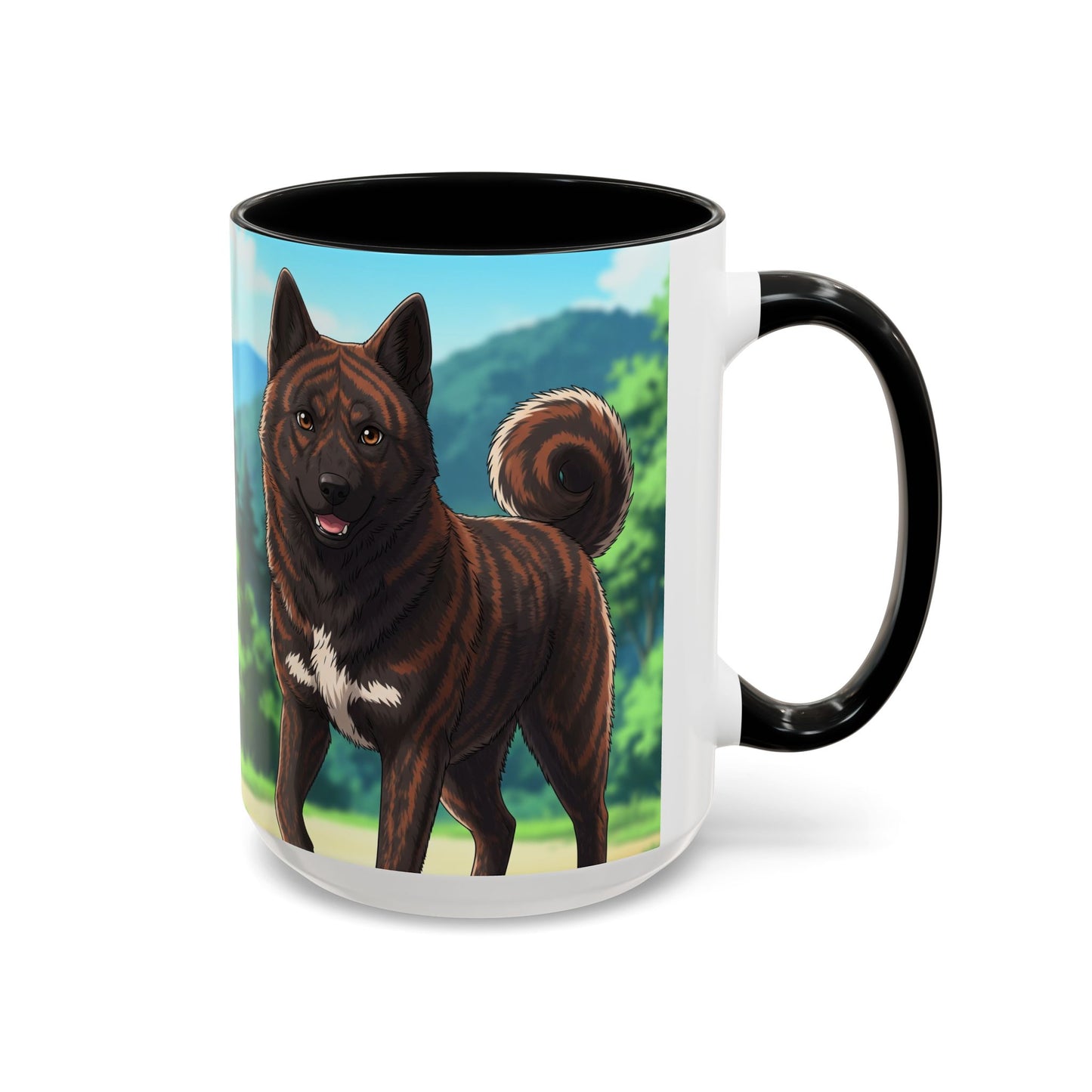 Mug à café Kai Ken Accent - Le cadeau idéal pour les amoureux des chiens