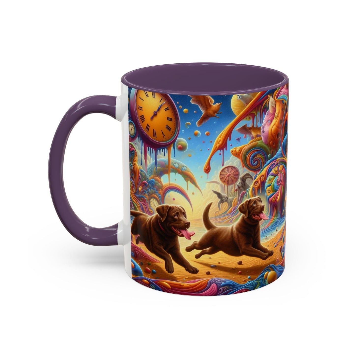Chocolate Labrador Accent Coffee Mug - Perfect Gift for Dog Lovers
