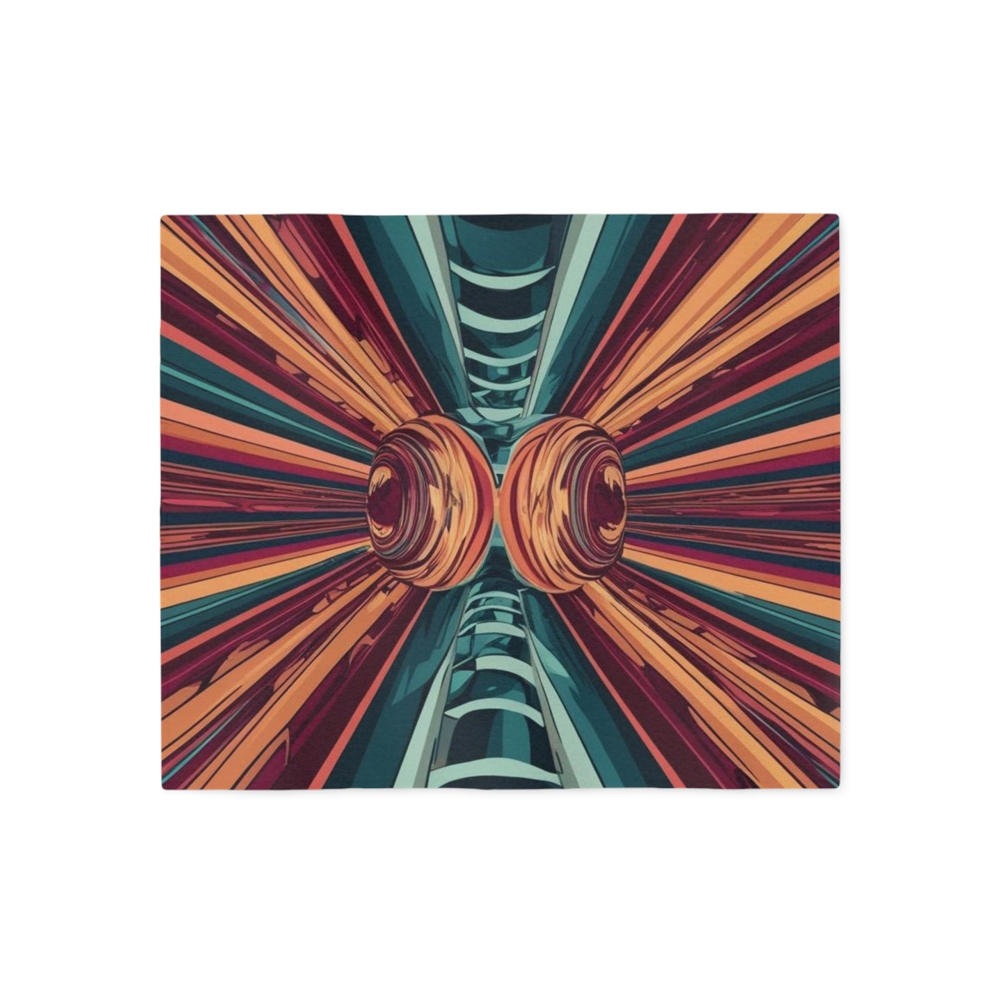 Sweat-shirt/couverture à illusion d'optique