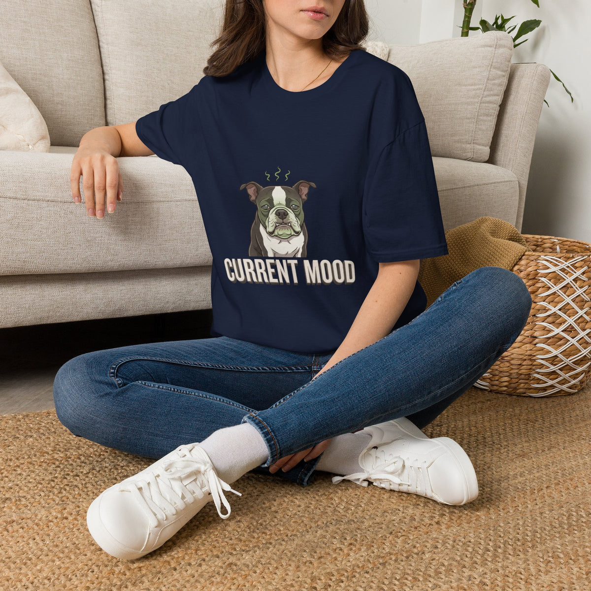Boston Terrier Current Mood Tee Shirt