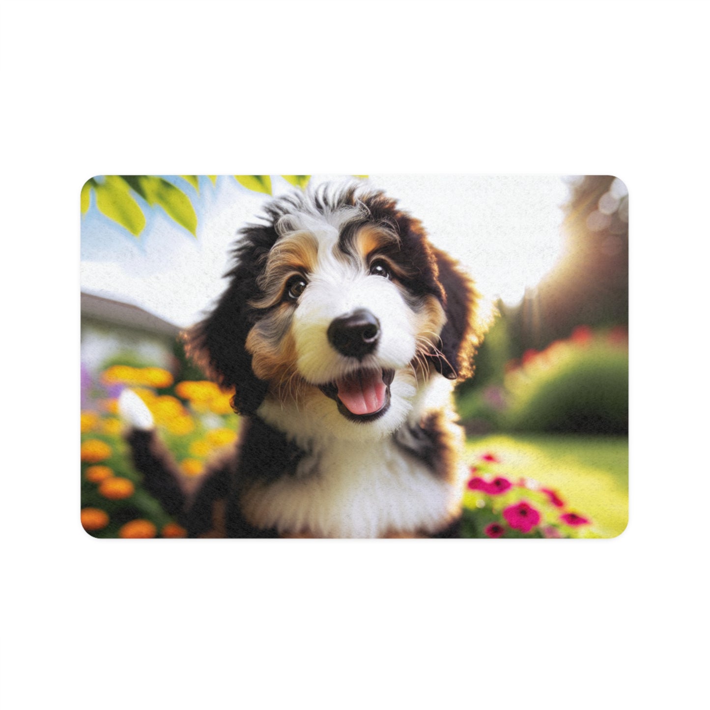 Pet Food Mat (12x18) - Bernedoodle
