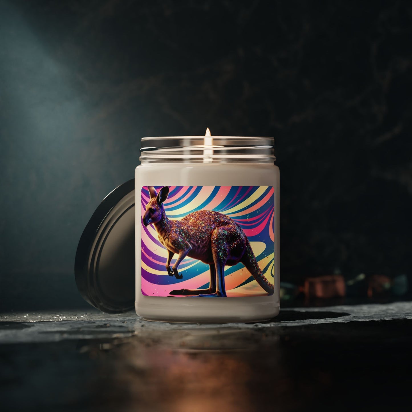 Psychedelic Kangaroo- Scented Soy Candle, 9oz