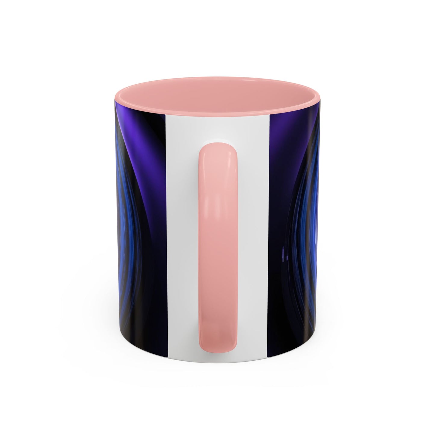 Optical Illusion Accent Mug – Ceramic Coffee Cup