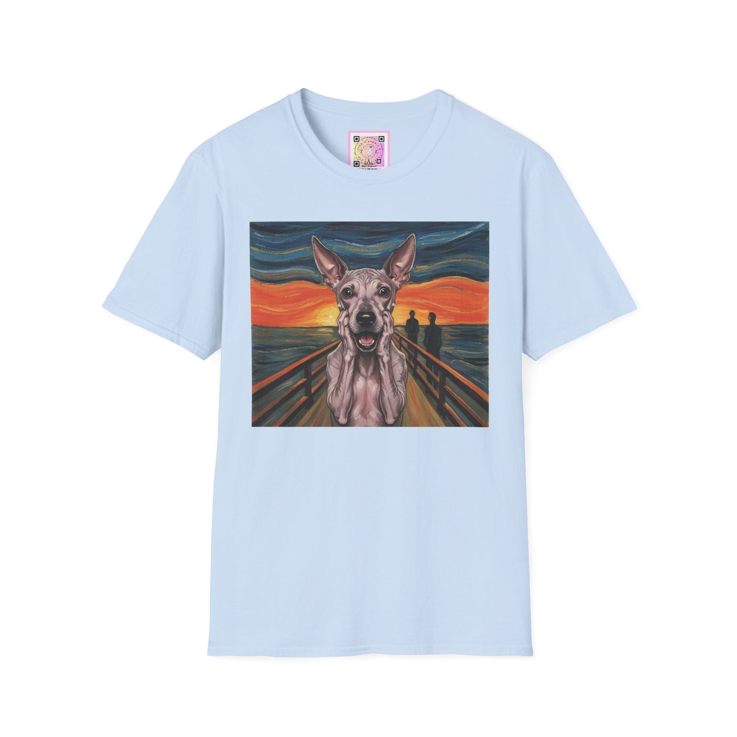 Canine Canvas Collection: Munch Homage Tee Shirt