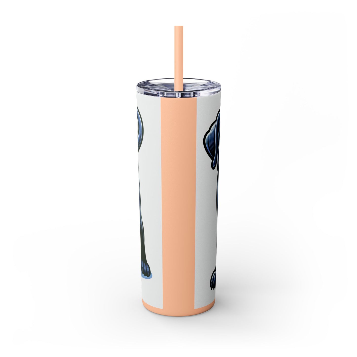 Neapolitan Mastiff Tumbler with Straw, 20oz