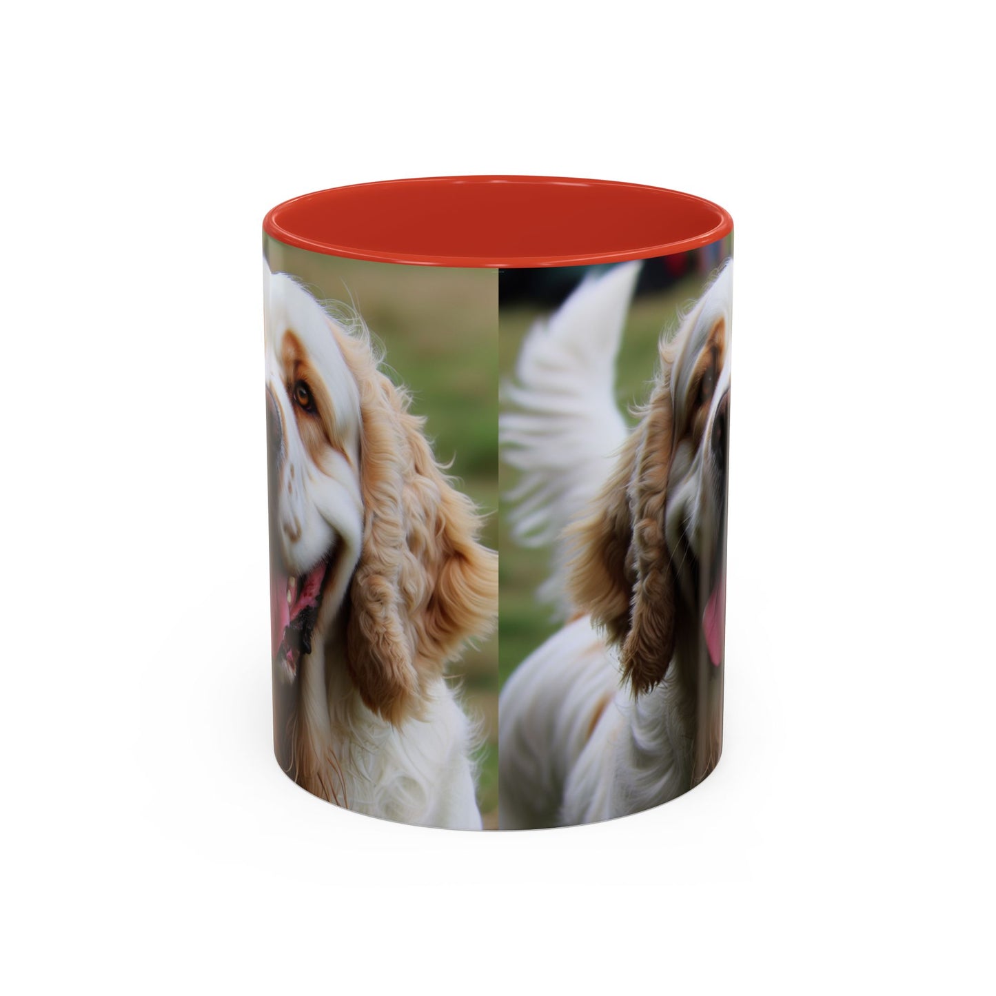 Clumber Spaniel Accent Coffee Mug - Perfect Gift for Dog Lovers