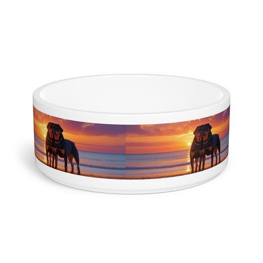 Rottweiler Love Pet Bowl