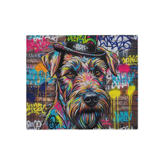 Teddy Roosevelt Terrier Sweatshirt Blanket