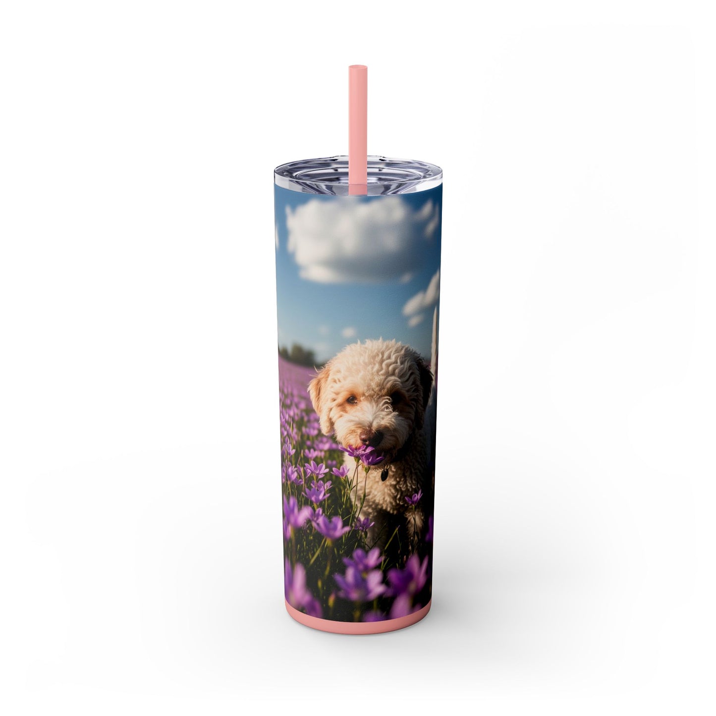 Lagotto Romagnolo Tumbler with Straw, 20oz