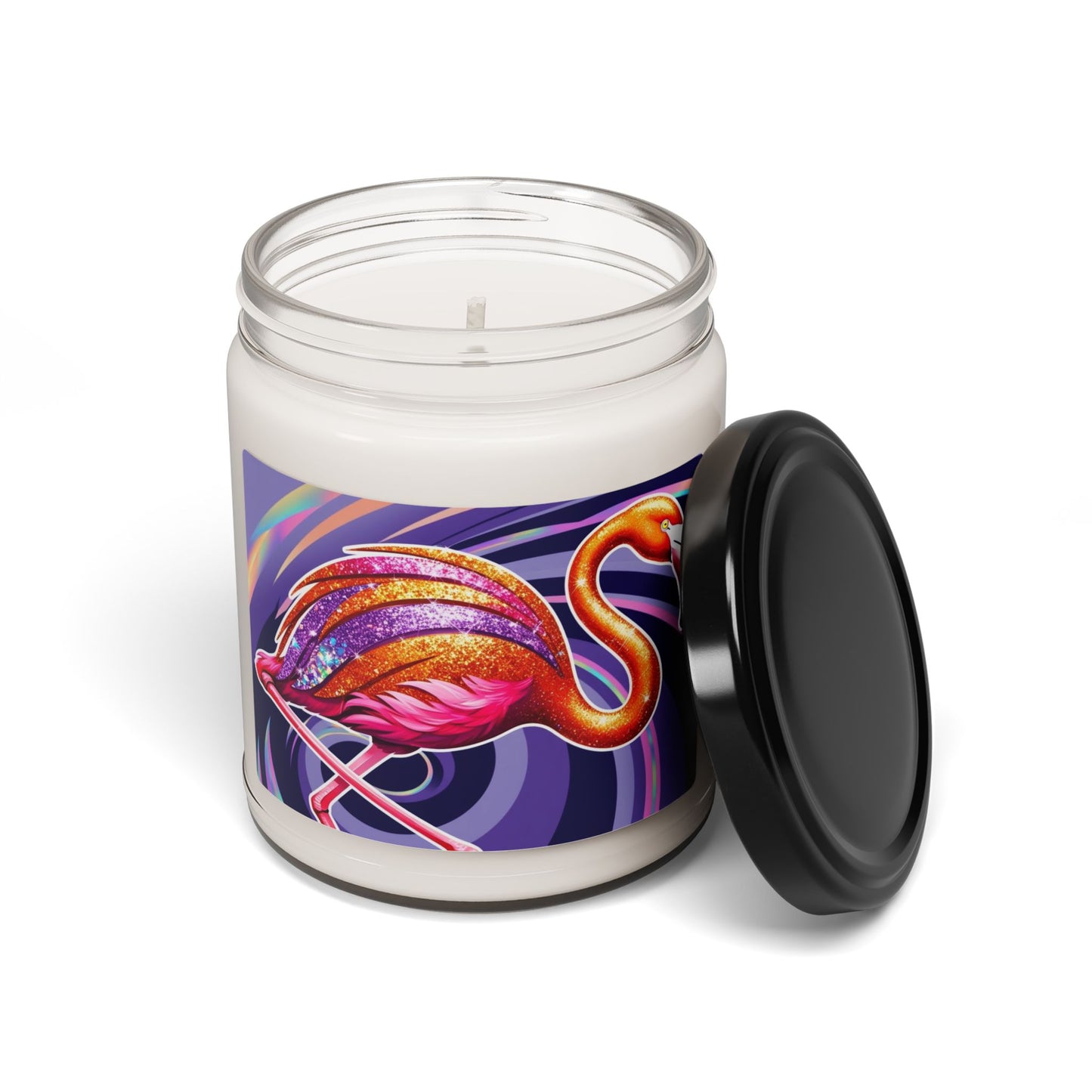 Psychedelic Flamingo- Scented Soy Candle, 9oz