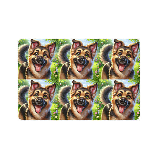 Pet Food Mat (12x18) - German Shepherd