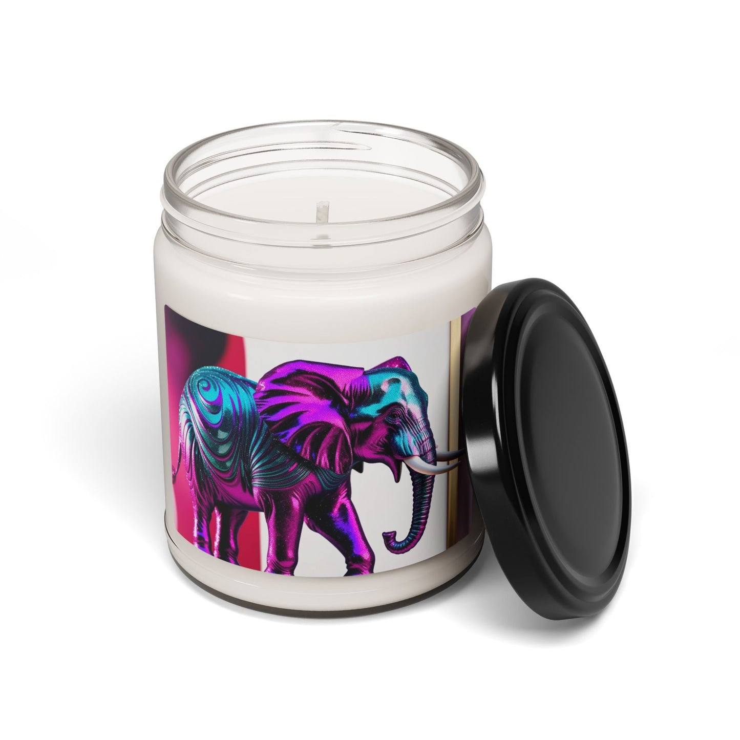 Psychedelic Elephant- Scented Soy Candle, 9oz