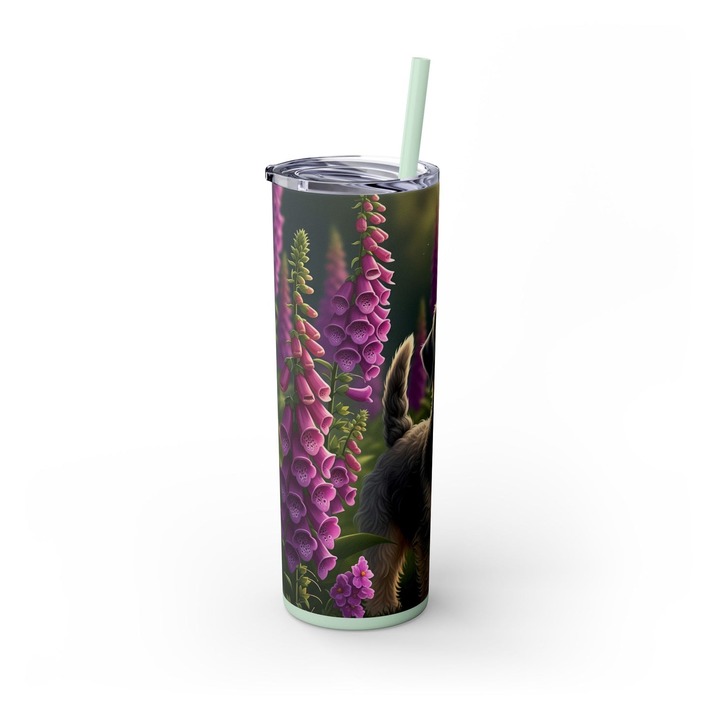 Skinny Tumbler with Straw – 20 oz Stainless Steel Cup