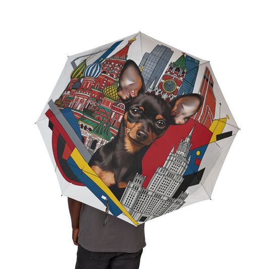 Russian Toy Semi-Automatic Foldable Umbrella