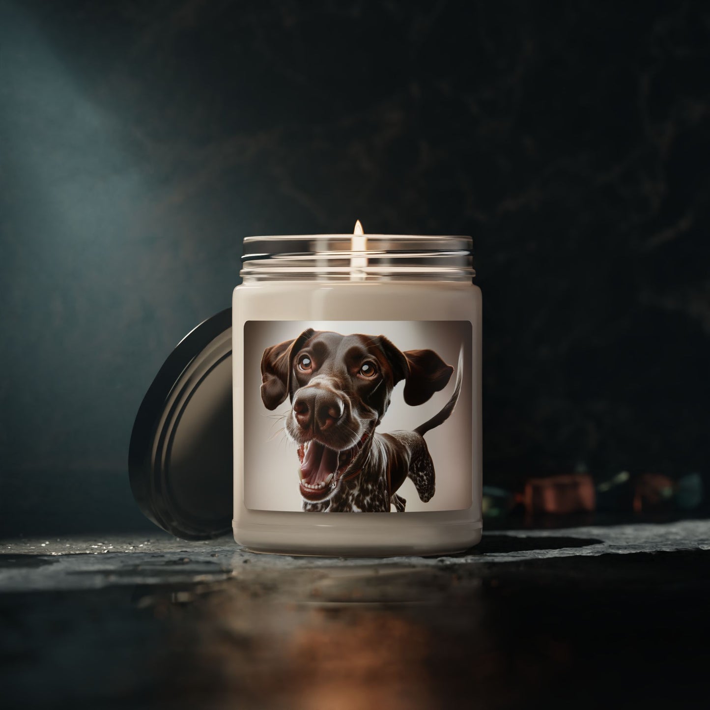 German Shorthaired Pointer- Scented Soy Candle, 9oz